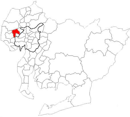 あま市の地図