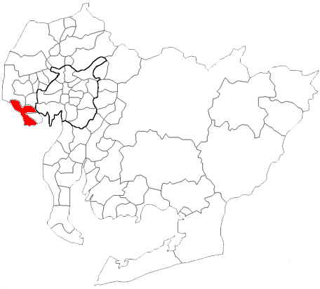弥富市の地図